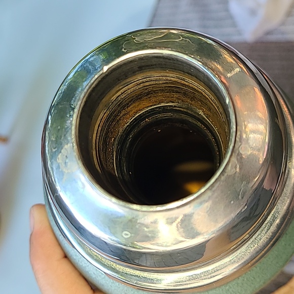 Stanley Vintage Aladdin Insulated Steel Thermos‎ Bottle Green Quart 950 mL USA - Picture 10 of 12